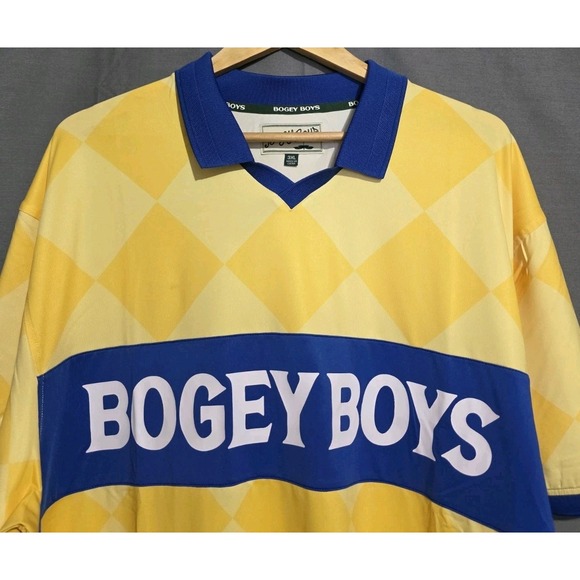 Bogey Boys by Macklemore Shirt Mens 3XL Argyle AOP Print